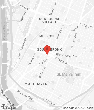 Map of Golden Krust Caribbean Restaurant - 358 E 149th St, Bronx, NY, 10455, US